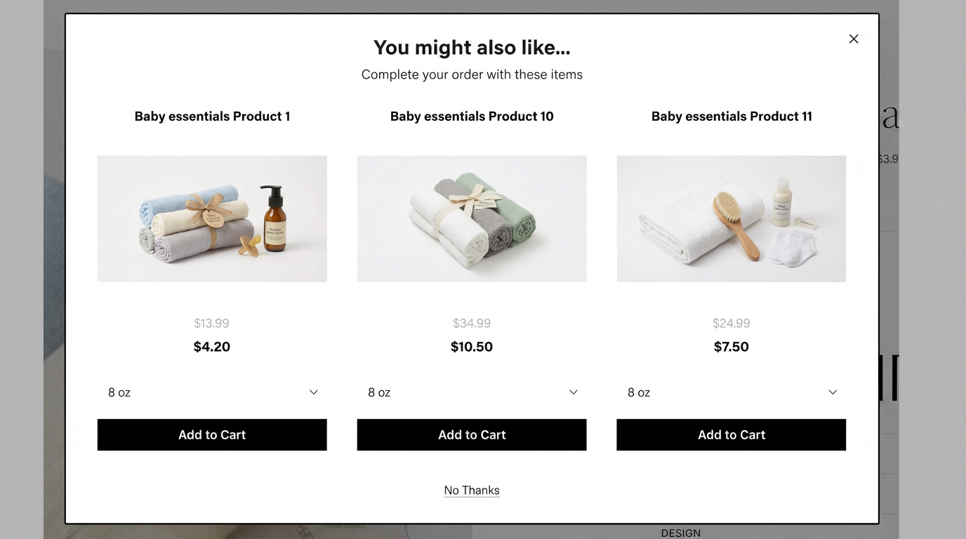 Smart Offers 2.0 product recommendation example showing 'You might also like' complementary products